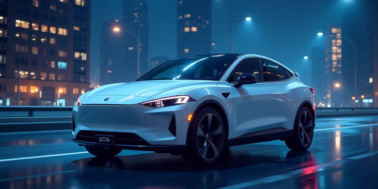 Lucid stock price forms descending triangle ahead of earnings