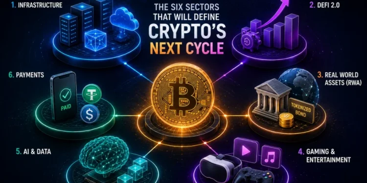 The Six Sectors That Will Define Crypto’s Next Cycle